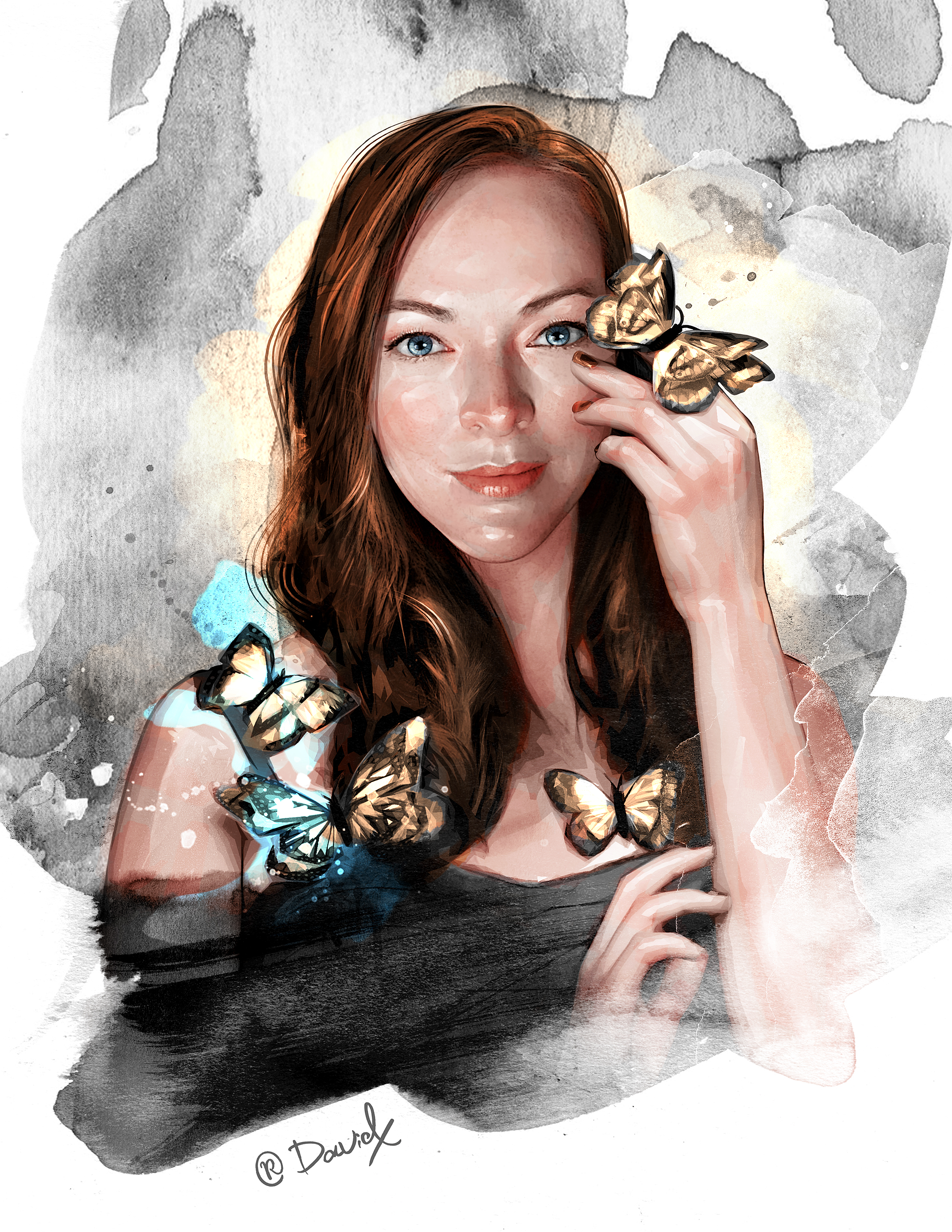 Une peinture de Samantha