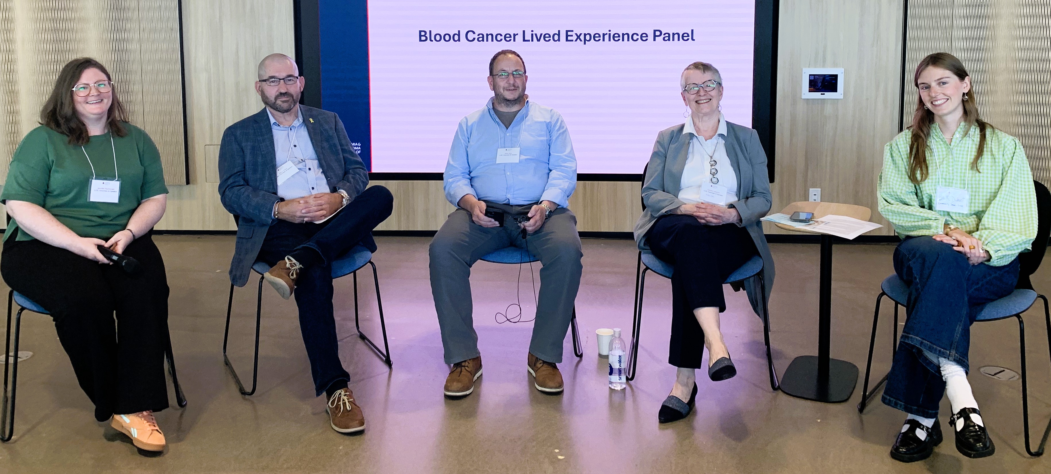 Lived experience panel, Halifax blood cancer community event 2025