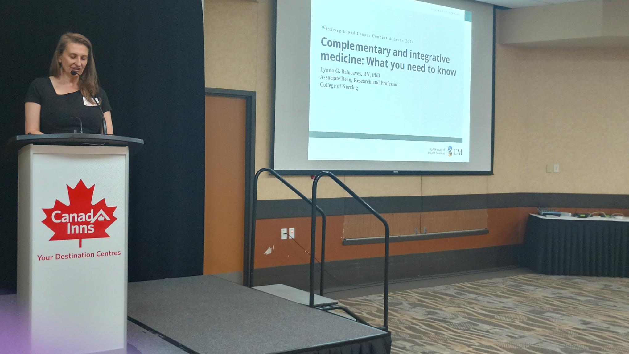 Katharine Yurkiw, Community Service Lead, Prairies, for LLSC, introducing the next talk.