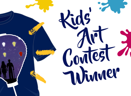 Gagnante du concours d'illustration pour enfants.