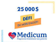 25000$ DÉFI du mois d’août! Medicum