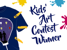Gagnante du concours d'illustration pour enfants.