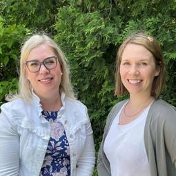 Dr. Karine Bilodeau and Dr. Caroline Arbour